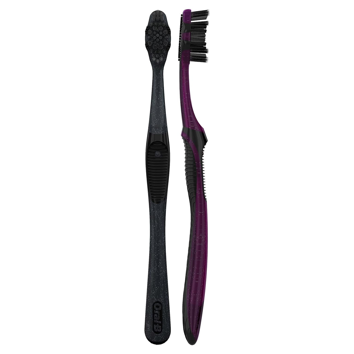 Oral-B Charcoal Toothbrushes, Medium 2ct - 24hrsmart